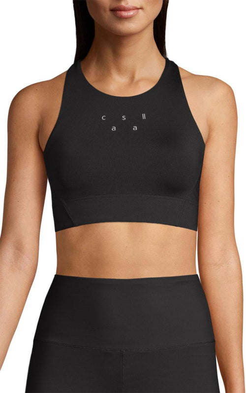 Iconic Longline Sports Bra Black