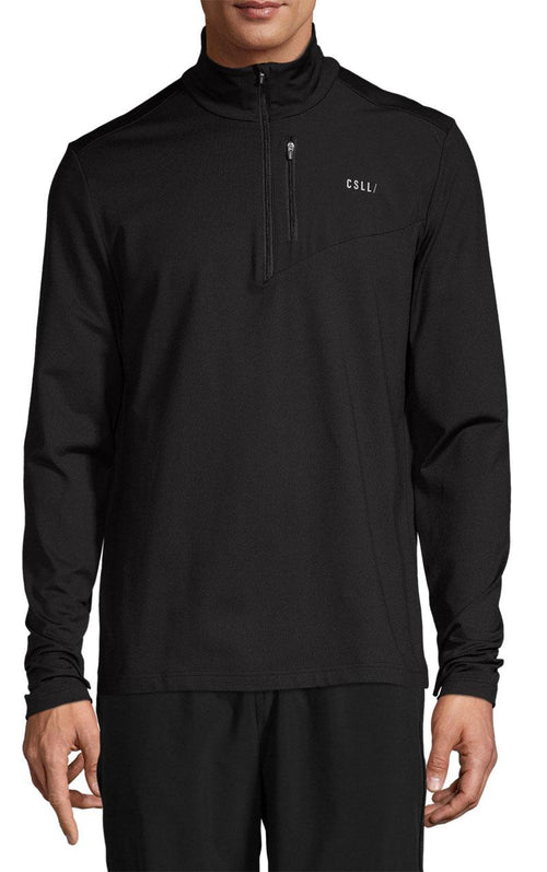 M Midlayer Half Zip Black