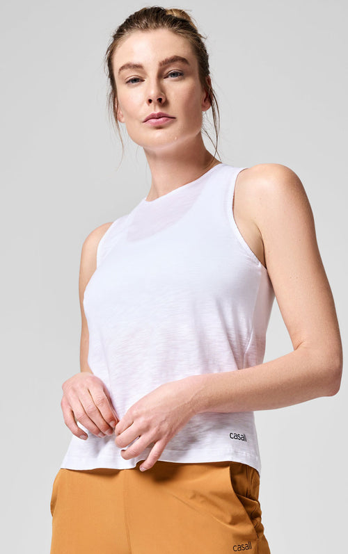 Soft Texture Tank White