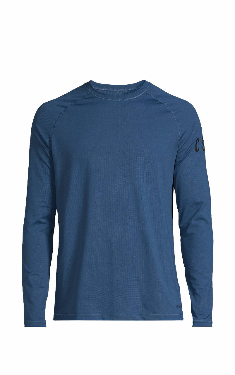 M Rapidry Long Sleeve Blue Shadow - 19WA51056