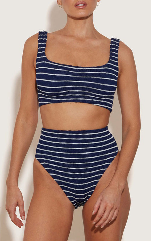 Patricia Bikini Navy/White