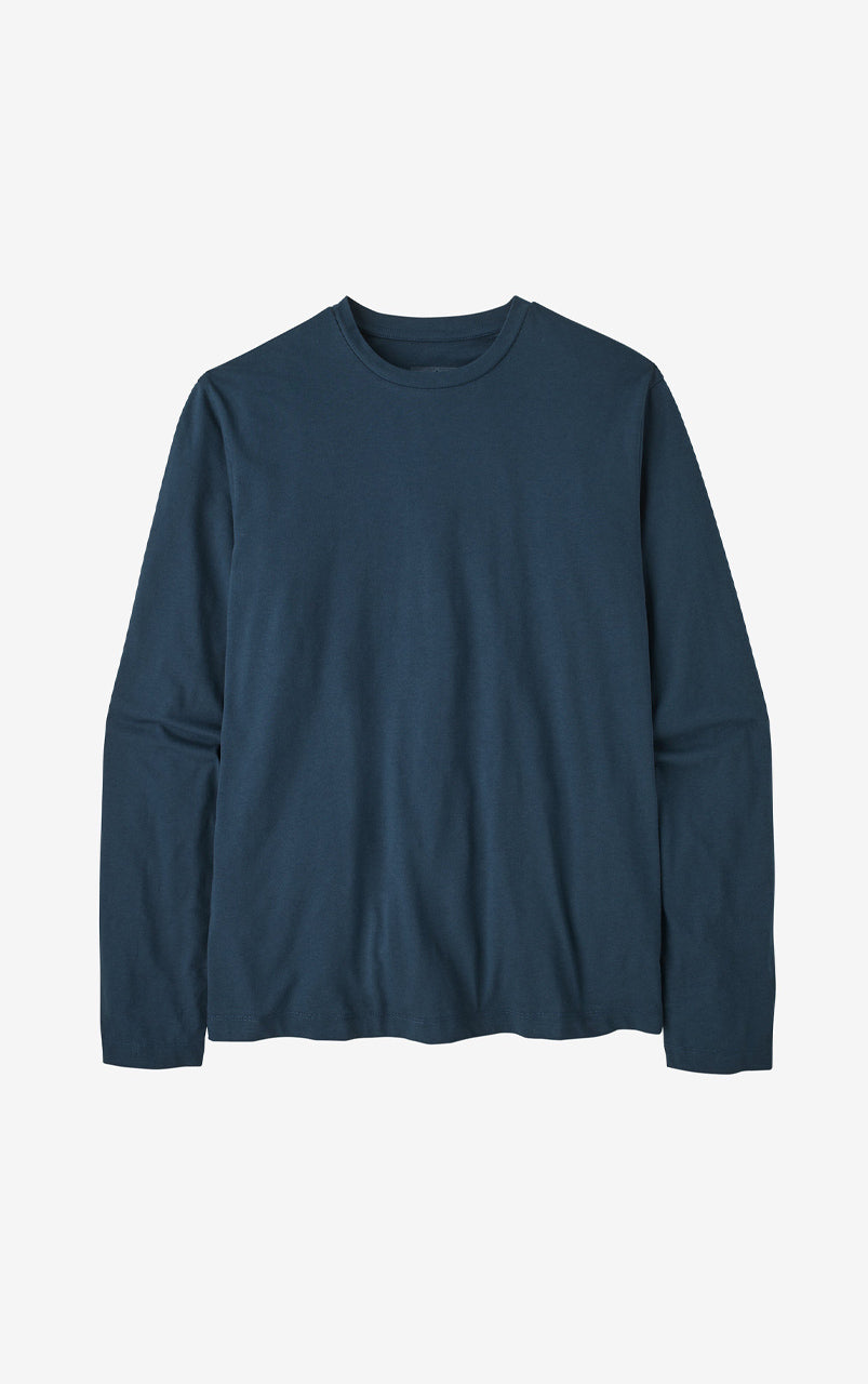 M's L/S Essential Tee Tidepool Blue - 19WA51128_1