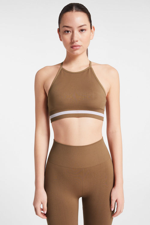 FORM SEAMLESS ANGIE CROP BROWN
