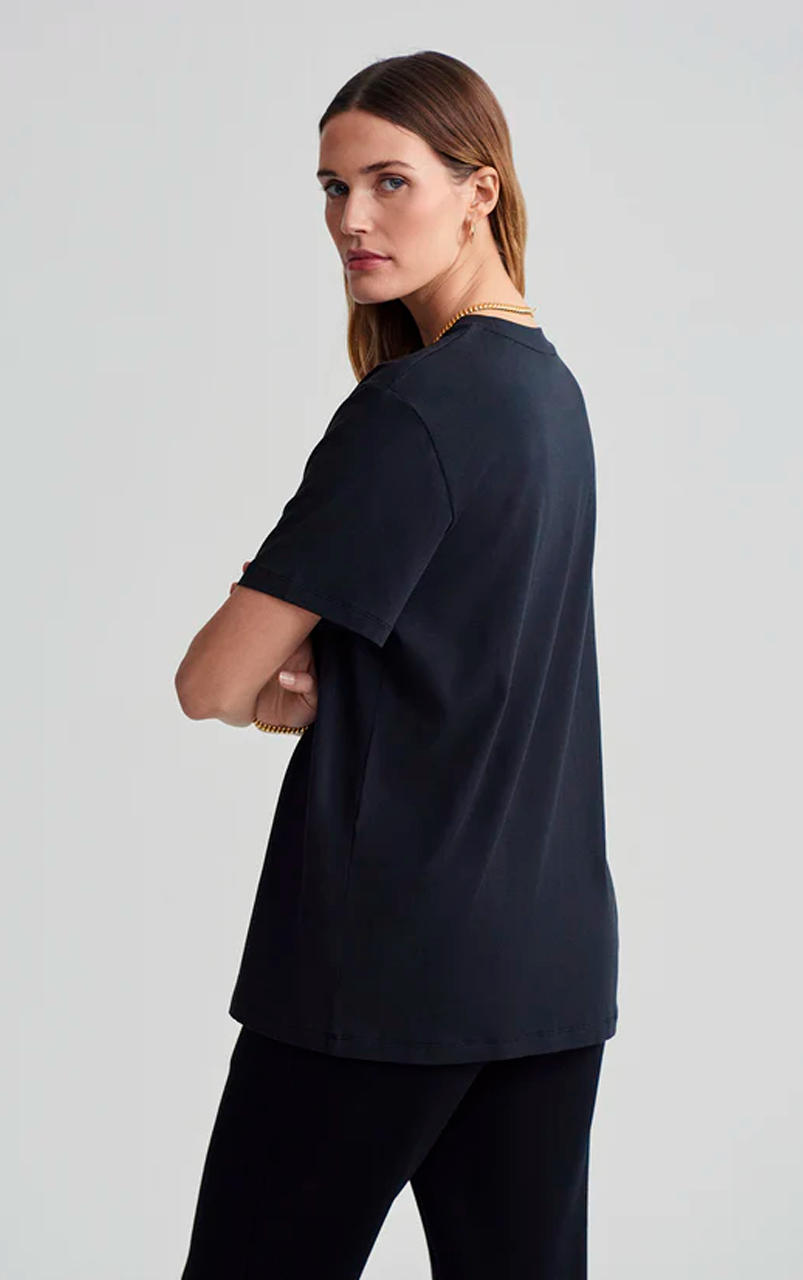 Leighton Boyfriend Tee Black - 19WA52321_2