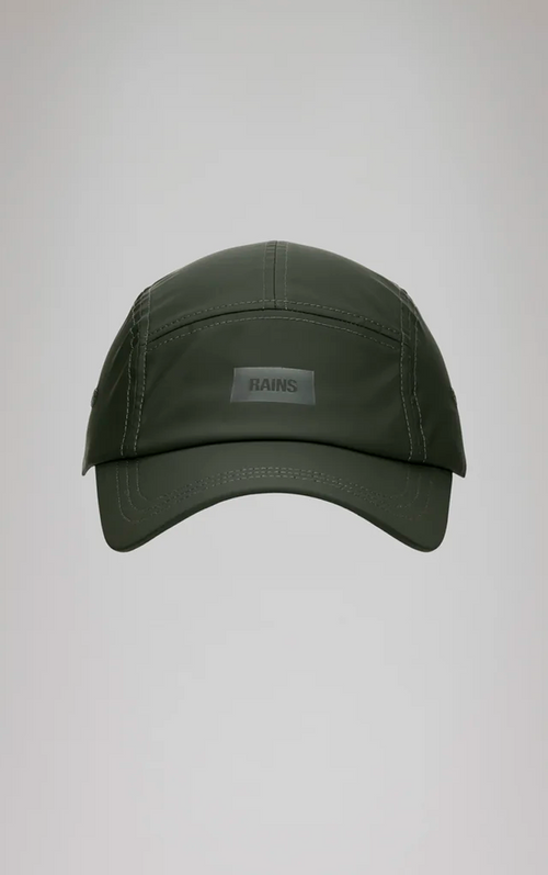 5 Panel Cap Green