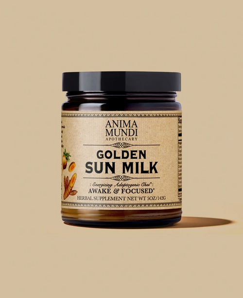 GOLDEN SUN MILK | Energizing Adaptogenic Chai