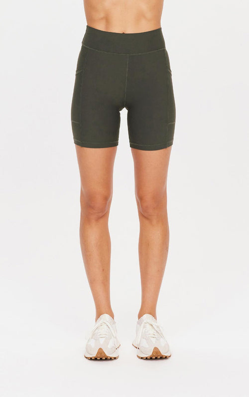 PEACHED 6IN POCKET SPIN SHORT KHAKI