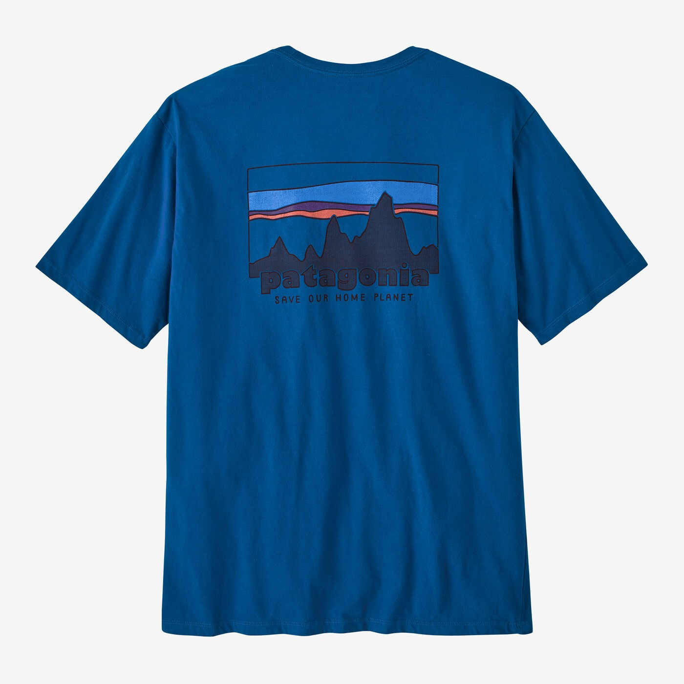 M's '73 Skyline Organic T-Shirt Endless Blue - 9udr0qof