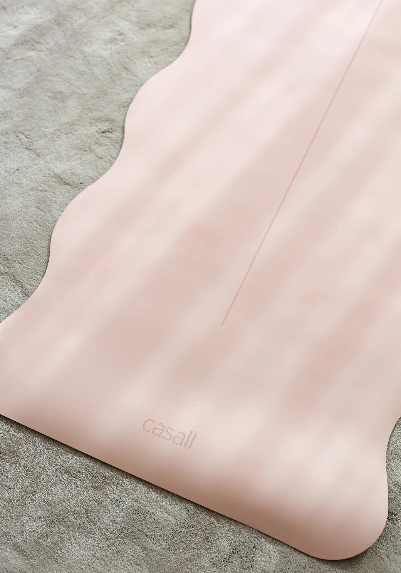 Yoga mat Grip&Cushion III Scallop 5mm Light pink - 0tkrhlmq