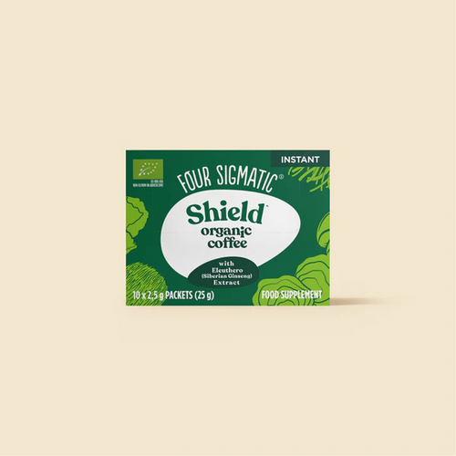 Shield: café instantáneo orgánico (Chaga & Cordyceps)