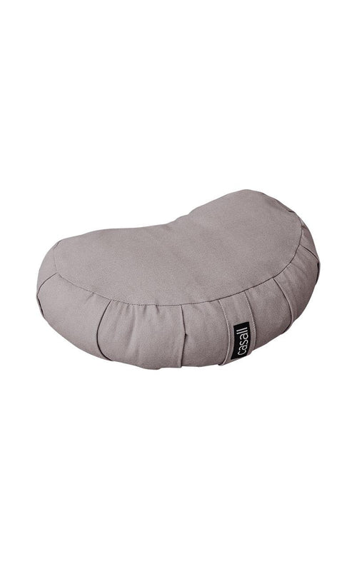Meditation pillow halfmoon shape Warm grey