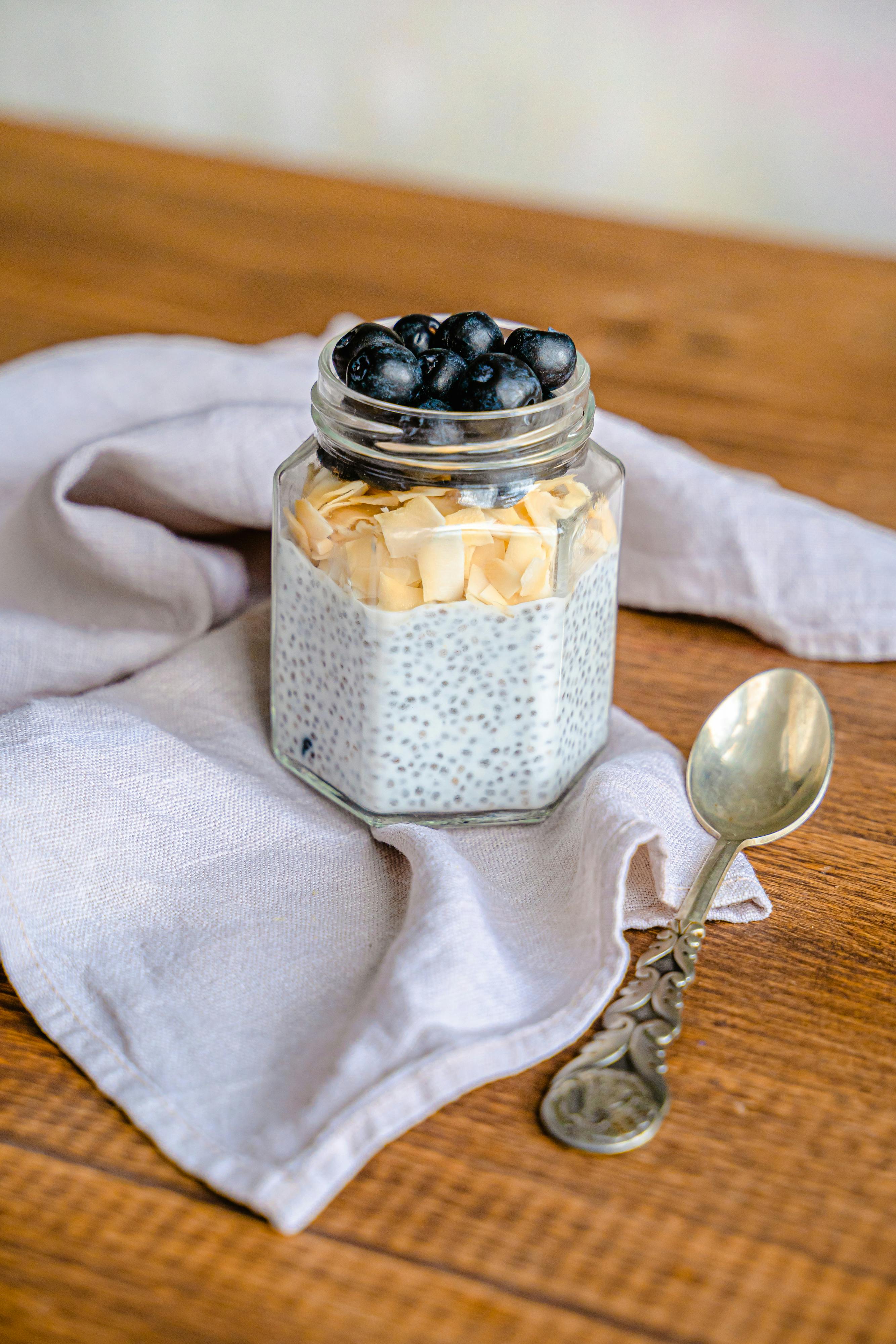 Chia pudding de primavera, por Érica Corte